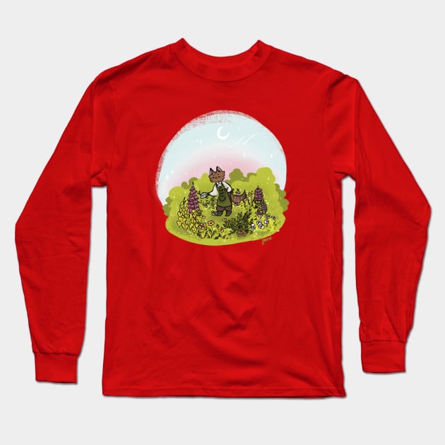 Sunday Gardening Long Sleeve T-Shirt by Angry seagull noises